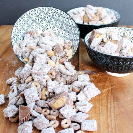 muddy buddies made with chex mix