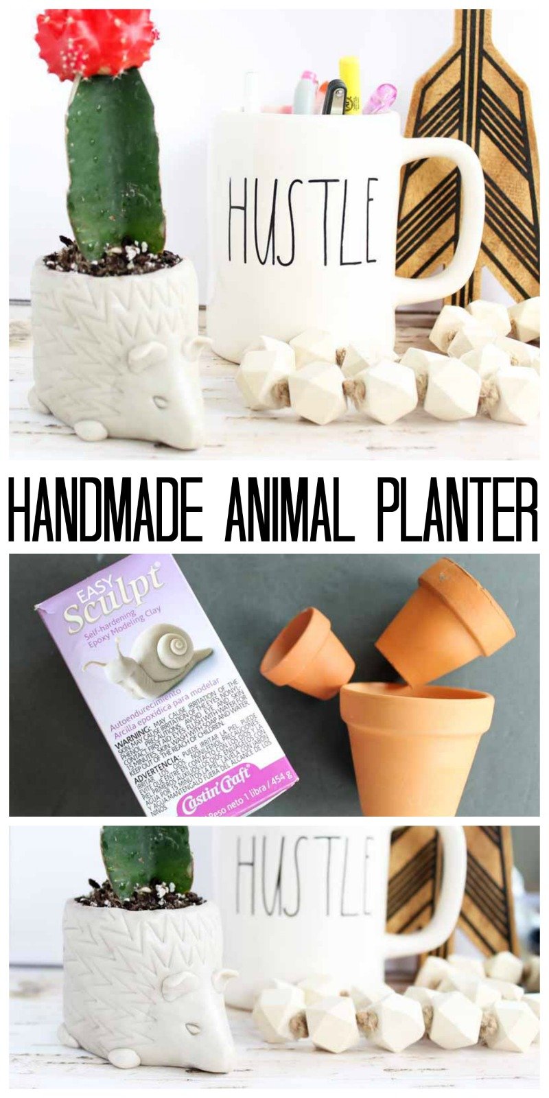 diy flower pots from clay