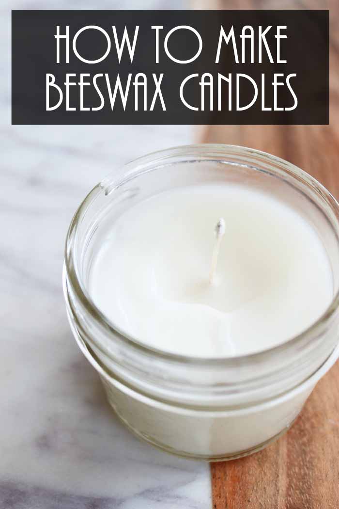 how to make beeswax candles