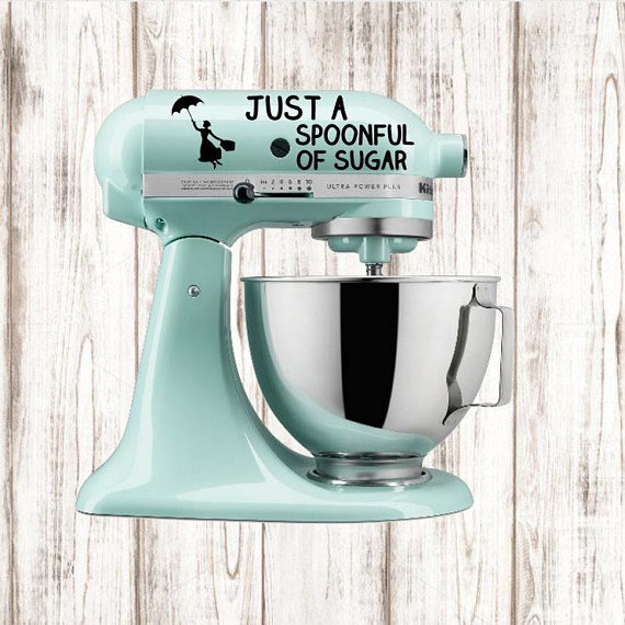 mary poppins decal for kitchenaid mixer 