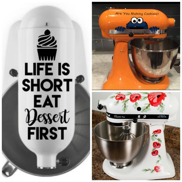 A collection of KitchenAid mixer decals to really amp up your machine!