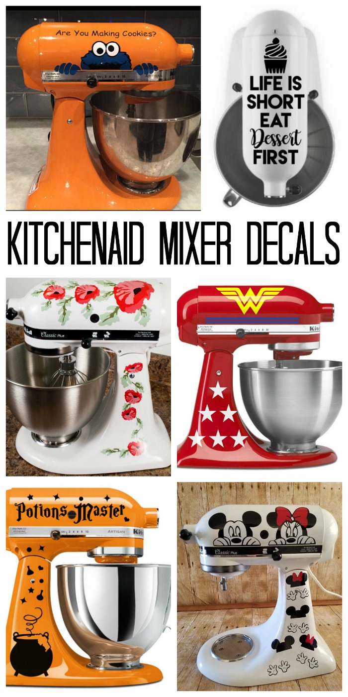 Vinyl Sticker For KitchenAid Mixer Decoration Give Us this Day