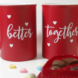 How to Decorate Mugs with Iron-On Vinyl and Cricut by Create and Babble