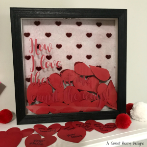 Love Notes Box Frame by A Sweet Berry Designs Blog