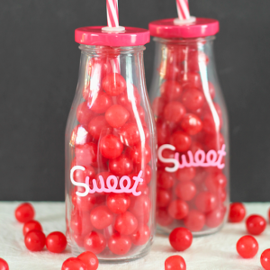 Sweet Milk Bottles by Gingersnap Crafts
