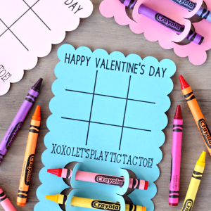 Tic Tac Toe Valentine’s Day Cards by Kara Creates