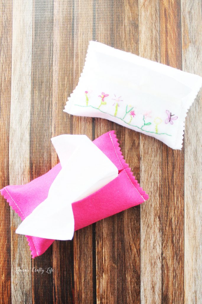 felt tissue holder