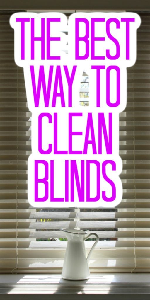 Take a look at our guide to naturally cleaning blinds and make your home a bit cleaner! #blinds #clean #cleaning #cleaner #allnatural