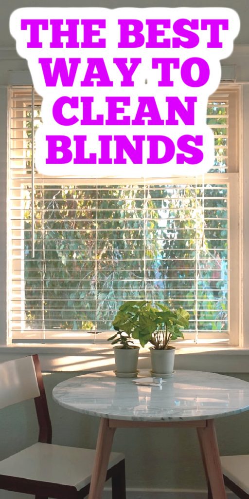 guide to cleaning blinds