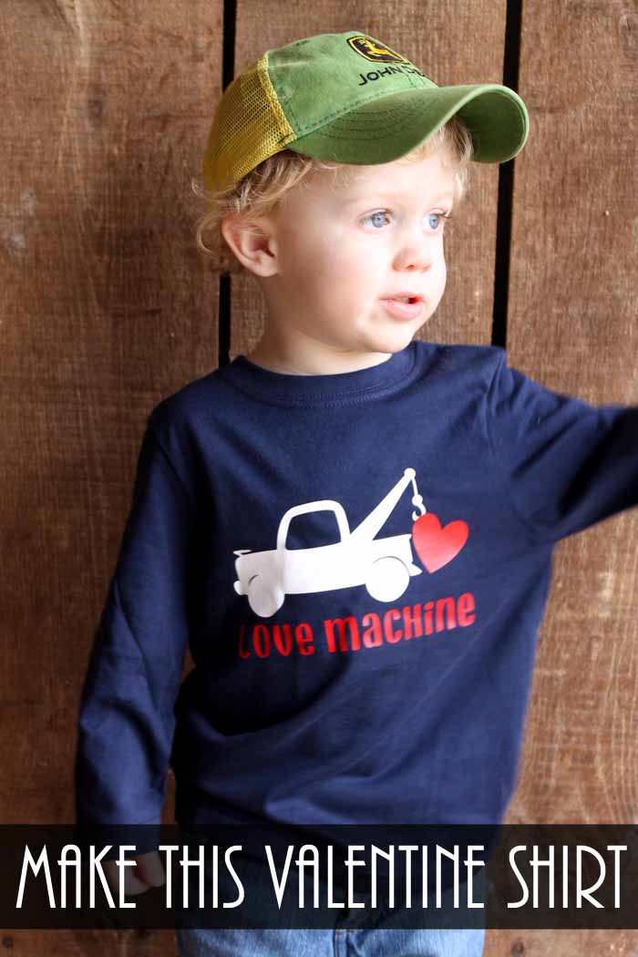 Valentine Shirts: Adding Vinyl with Your Cricut - The ...