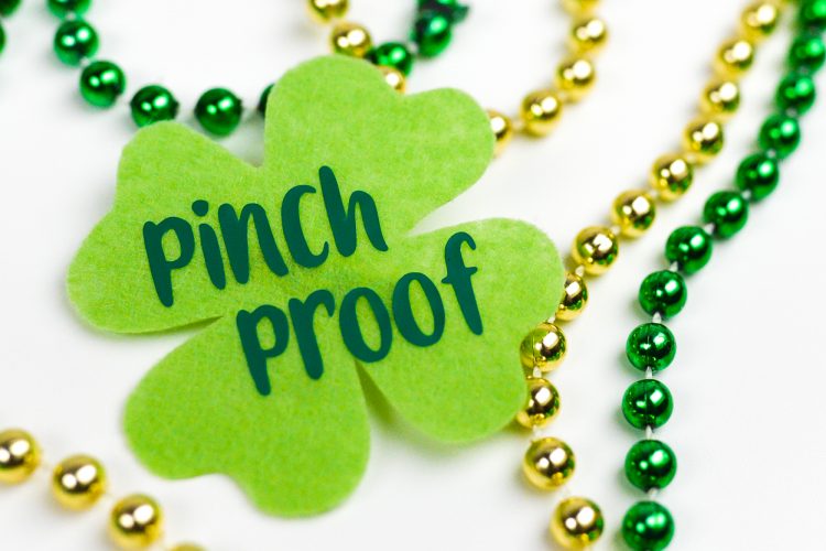 pinch proof shamrock