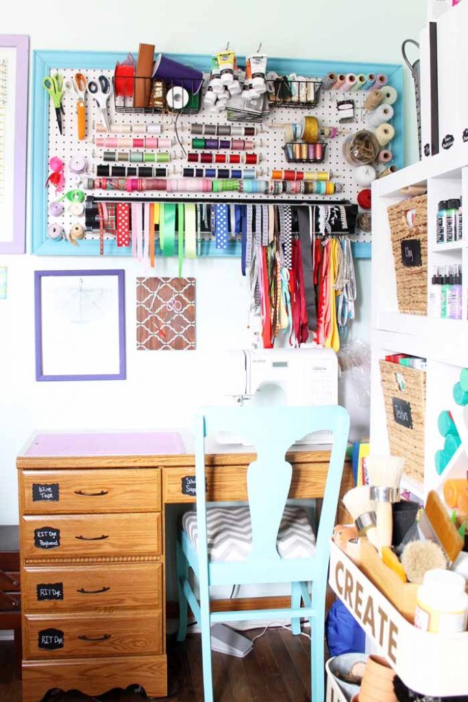 Craft Room Organization Ideas From A Craft Blogger Angie Holden The Country Chic Cottage
