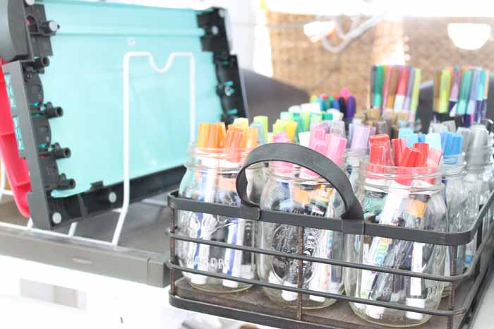 Craft room organization