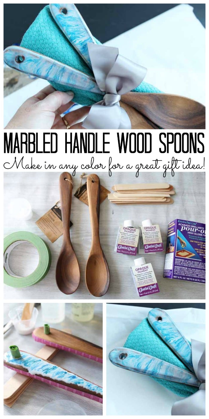 decorated wooden spoons