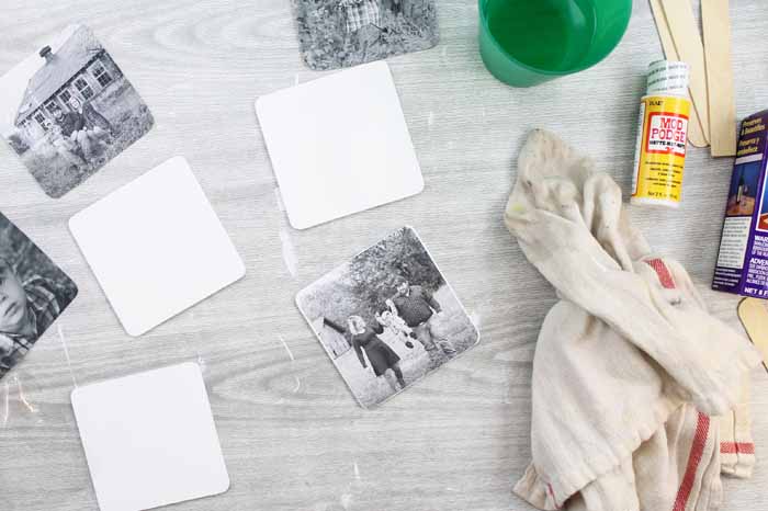 using tattoo paper to put a printed photo on wood