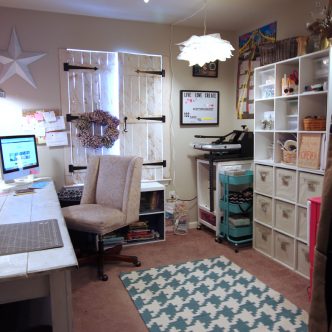 IKEA craft room furniture - includes affordable ideas for any craft space!
