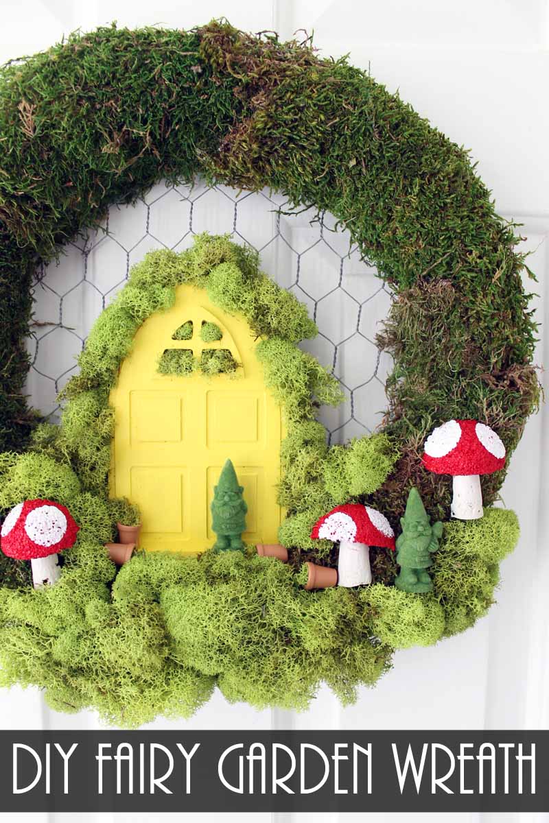 DIY Fairy Garden Wreath