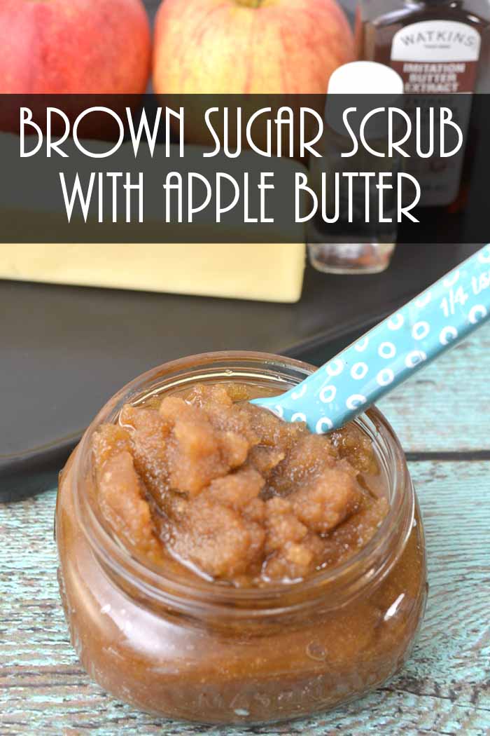 brown sugar scrub with apple butter