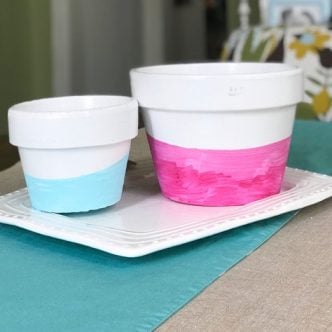 Quick and easy crafts in 15 minutes with clay pots!