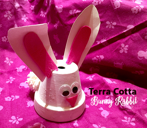 clay pot bunny rabbit
