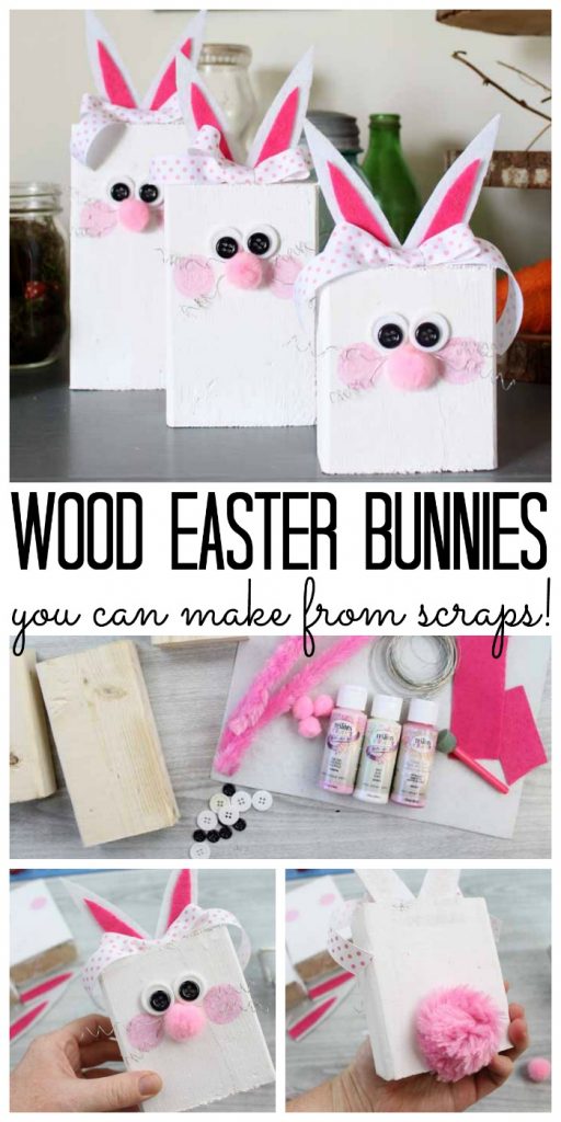 wood easter bunnies 