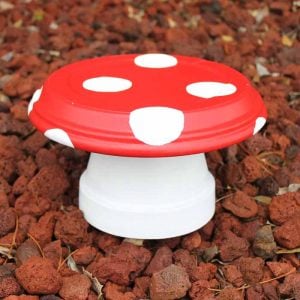 Réalisez un décor de champignon pour votre jardin avec ces superbes champignons en pot d'argile! Si facile à faire et si mignon!