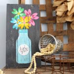 farmhouse style painted pallet art