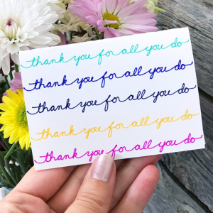 DIY Thank You Card by 100 Directions
