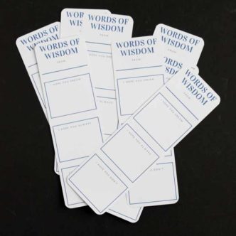 Print these graduation advice cards for free and use at your graduation party! Get details on how to use Cricut Print then Cut to cut them as well!