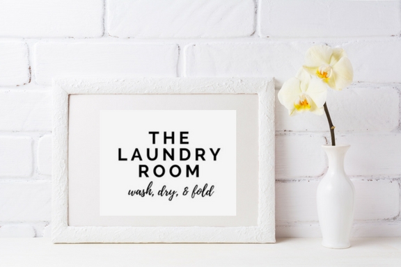 Add a new touch to your laundry room with these free printable laundry room signs!