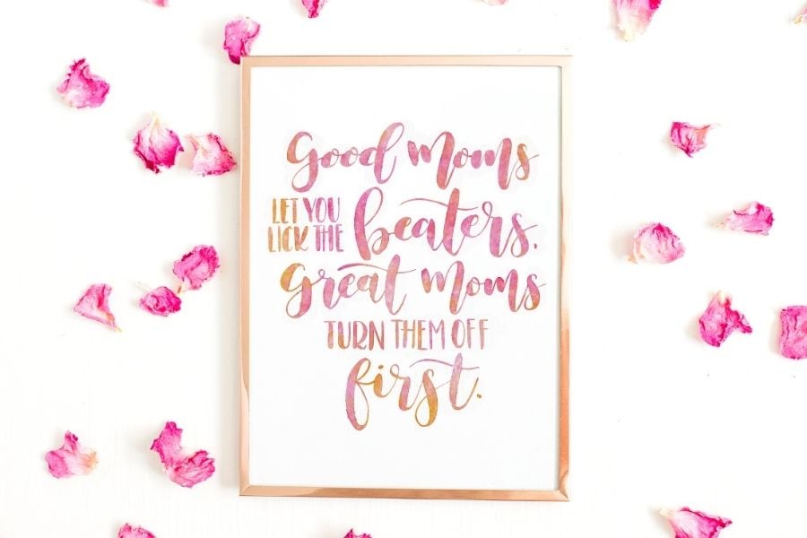 mothers day watercolor printable art