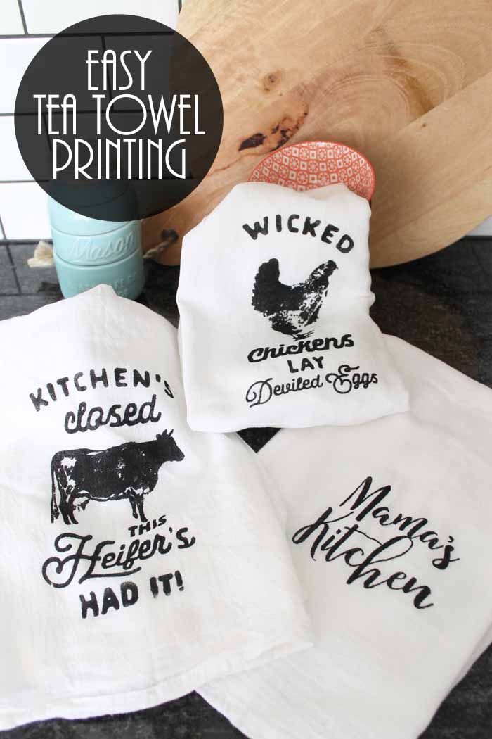 tea towel printing