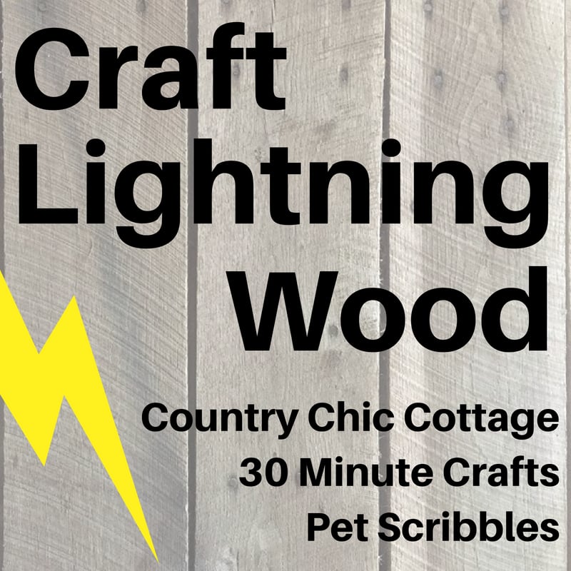 craft lightning wood challenge image with lightning bolt