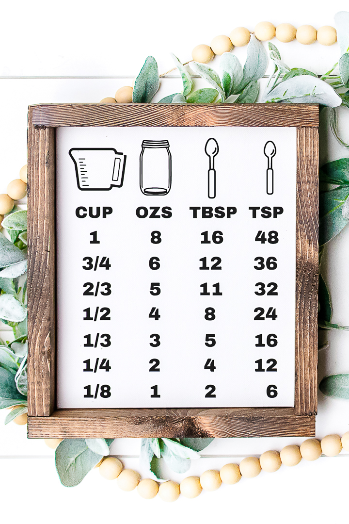 cups to tablespoons and teaspoons conversion chart