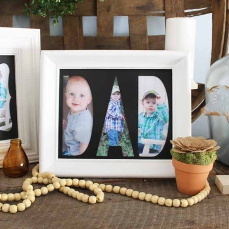 How to make custom mats for frames using your Cricut Maker and the knife blade! A quick and easy way to personalize a picture frame! Makes a great gift idea!