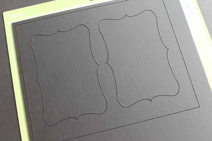 Easy to cut matboard with the knife blade and the Cricut Maker.