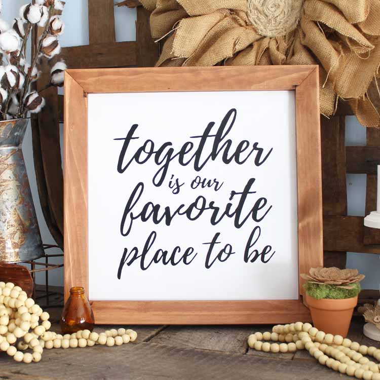 HTV On Canvas: DIY Canvas Art with Farmhouse Style