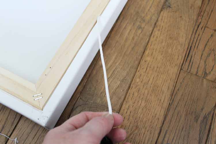 Removing canvas from frame.