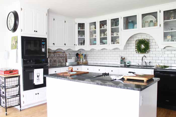 Rustic decor in a farm kitchen