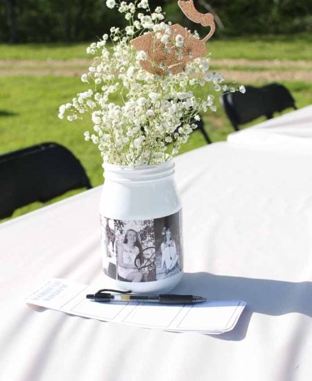 A vase of flowers sitting on a table