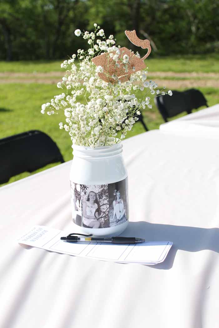 A vase of flowers sitting on a table