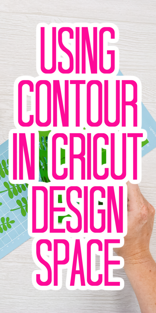 how to contour in cricut design space
