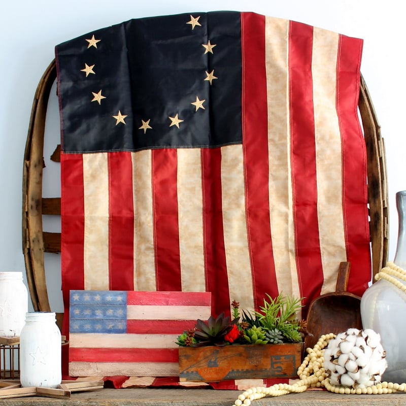 patriotic mantel decorations