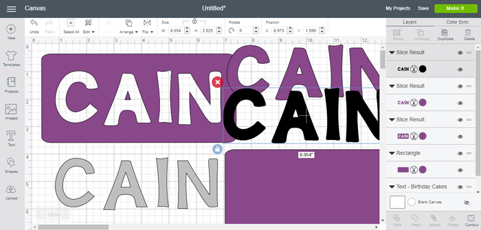 pieces to make a puzzle in cricut design space