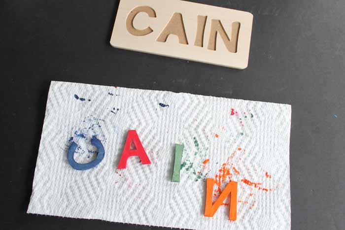 color staining your own DIY puzzle