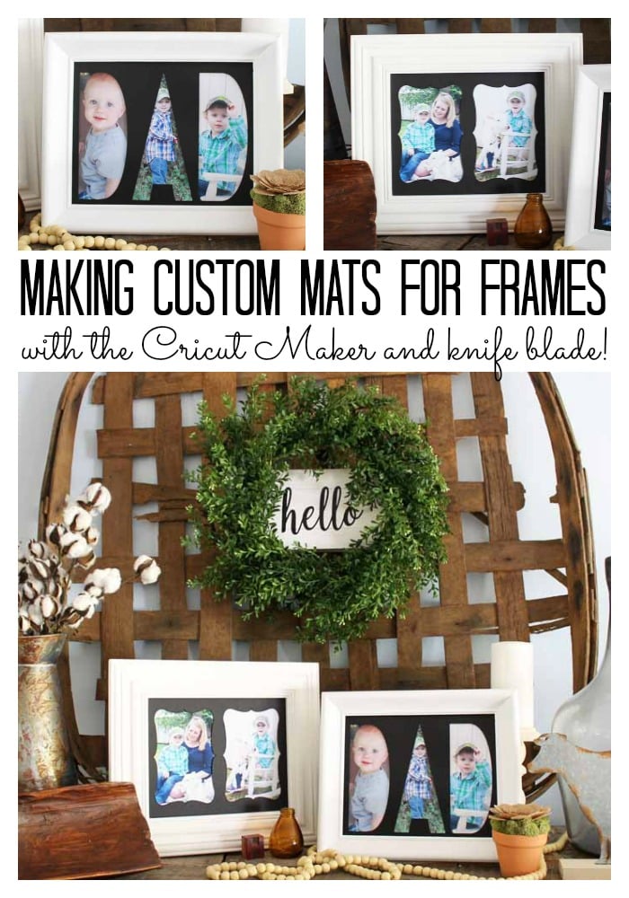 making custom mats for picture frames