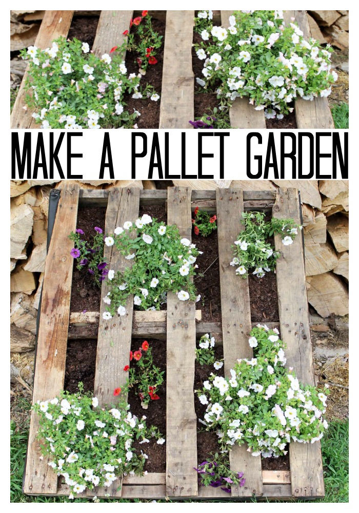 make a pallet garden