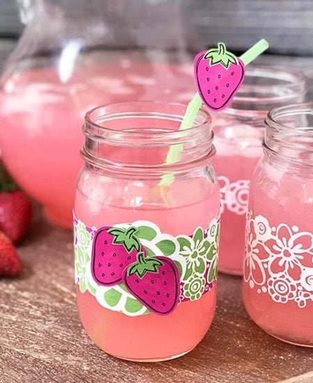 strawberry lemonade summer decor