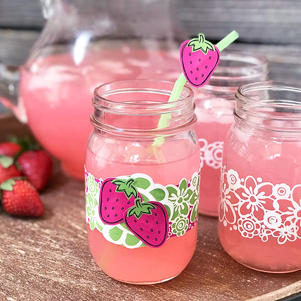 strawberry lemonade summer decor