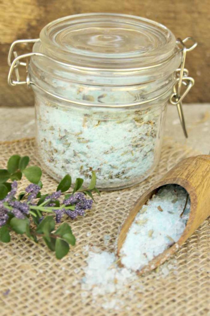 Essential Oil Bath Salts for Sore Muscles The Country Chic Cottage